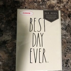 Rae Dunn Greeting Card Best Day Ever